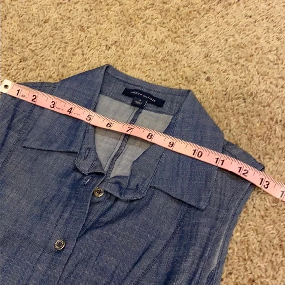 Tommy Hilfiger 2 denim shirt dress button down - Picture 5 of 9